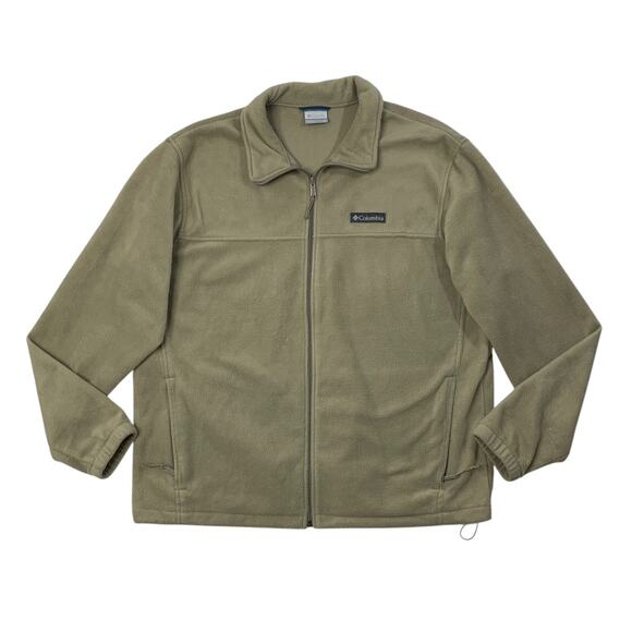 Columbia Fleece Mens XL Extra Large Mushroom Steens Mountain 2.0 Hiking Outdoor - Picture 1 of 10